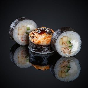 С мидиями и снежным крабом