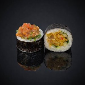 Ролл с жареным кимчи Постный